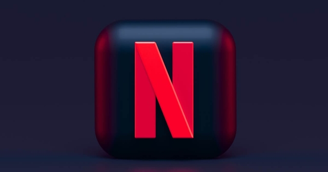 Social media icons floating on a gradient background
